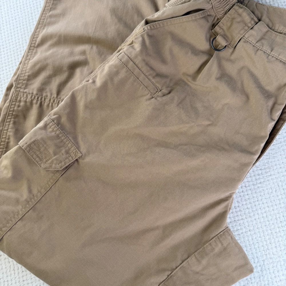 5.11 Tactical Series Mens Khaki Ripstop Cargo Pants 38x34 Tan Work Outdoor